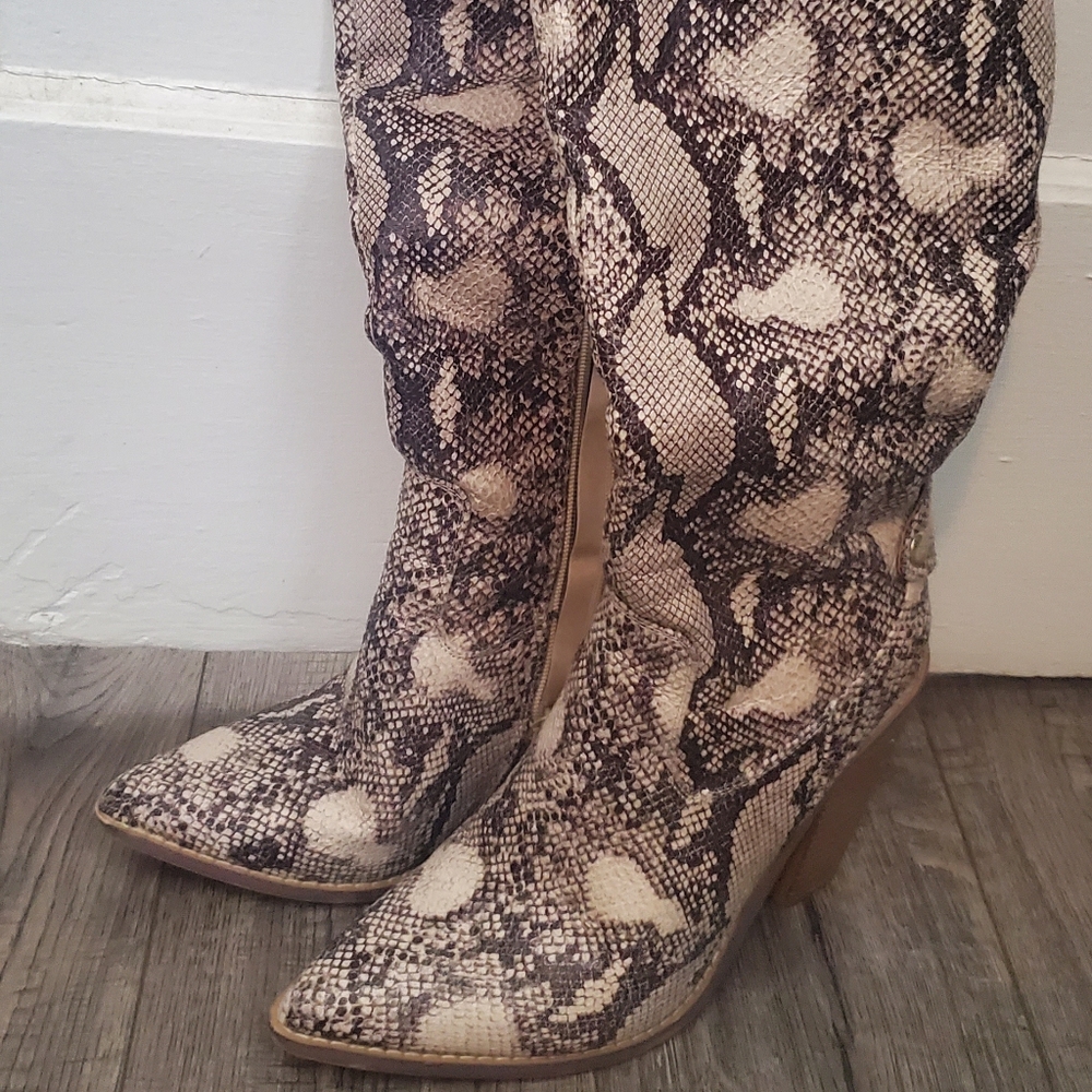 Snakeskin Boots